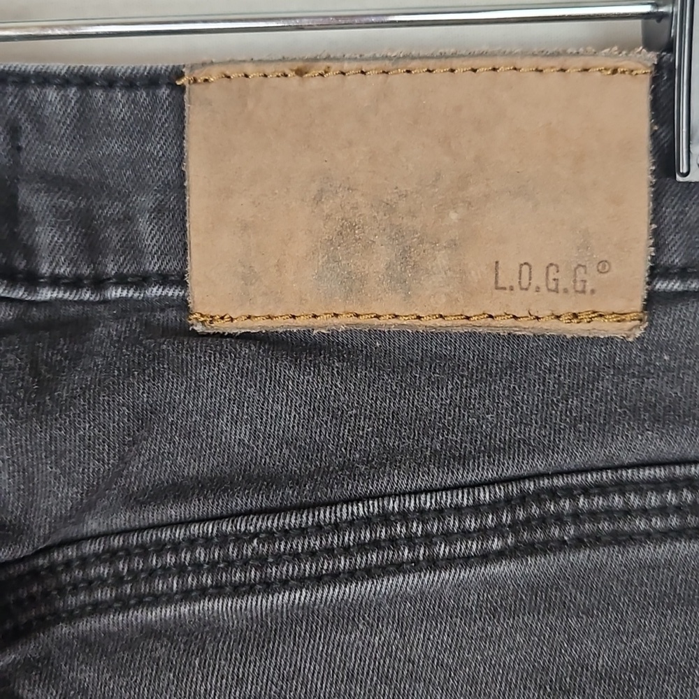 H&M Dark Gray Denim Jeans Skinny Stone Washed Stretch Cotton Grey Jean 29" Waist - Picture 4 of 8